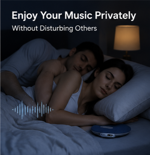SleepSound™ Ultra-Thin Bluetooth Pillow Speaker