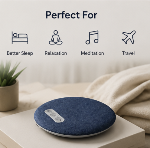 SleepSound™ Ultra-Thin Bluetooth Pillow Speaker